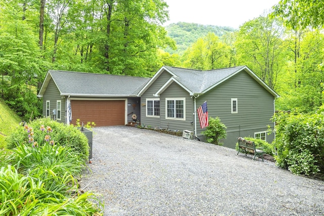 ranch-style house with a garage