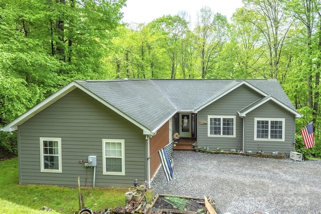 view of front of property