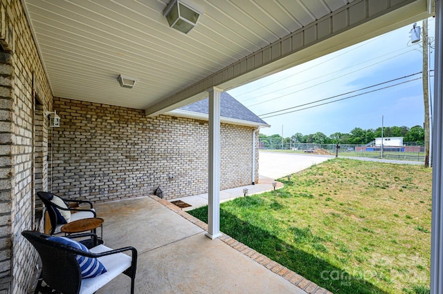 view of patio