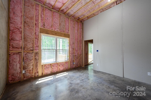 miscellaneous room featuring concrete floors