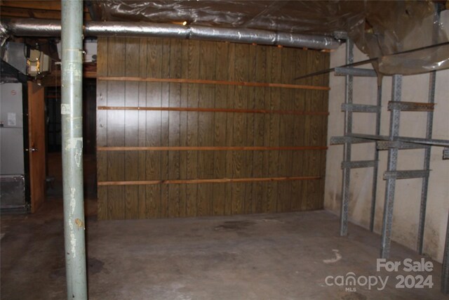 view of basement