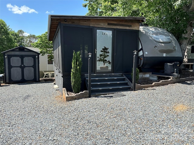 view of shed / structure