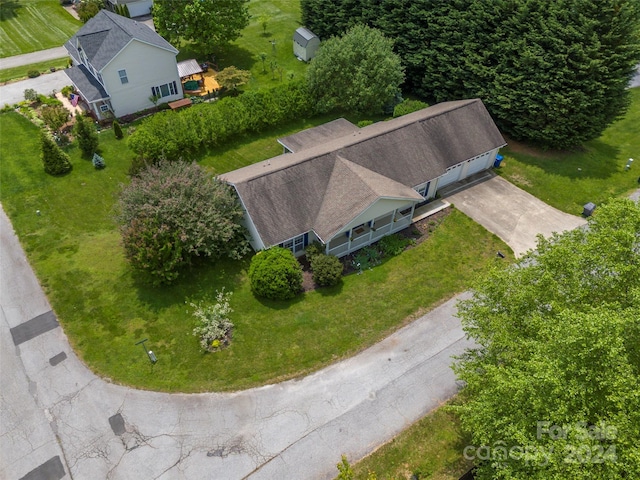 view of birds eye view of property