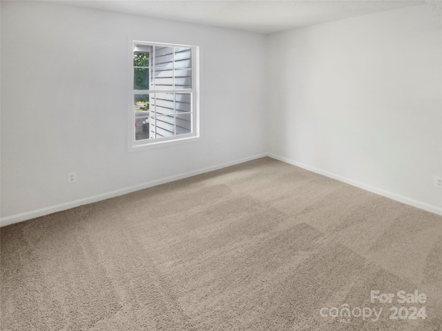 spare room with carpet flooring