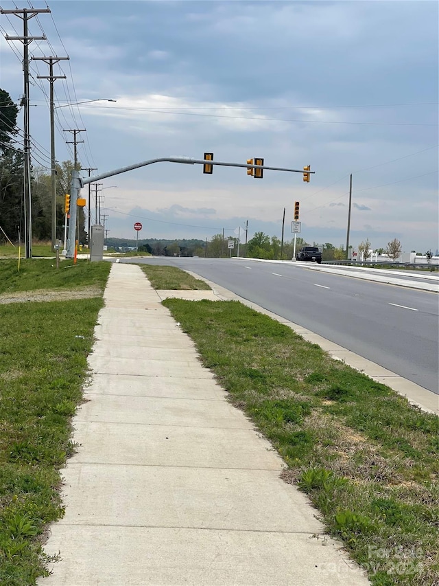 view of road