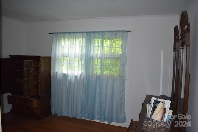 bedroom featuring hardwood / wood-style floors