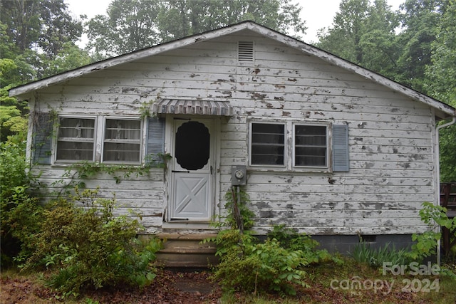 view of bungalow-style house