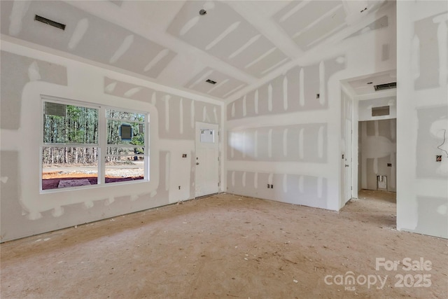 view of unfurnished living room