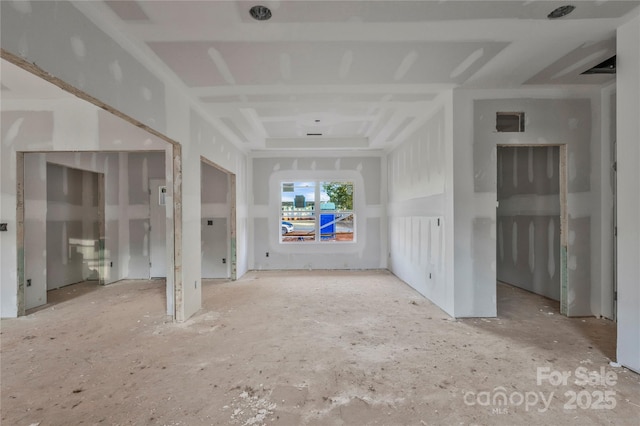 view of unfurnished living room