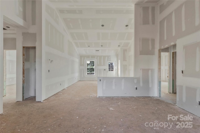 view of unfurnished living room