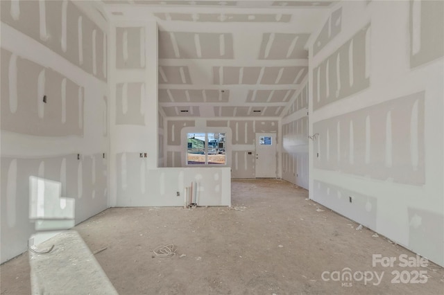 view of unfurnished living room