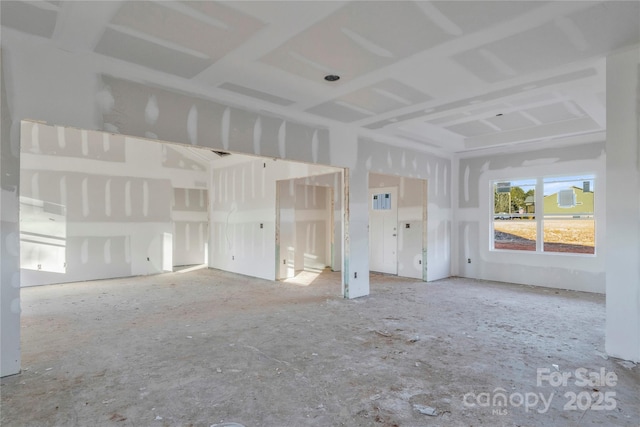 view of unfurnished living room