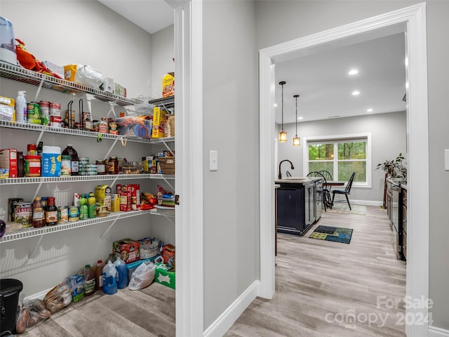 pantry featuring sink