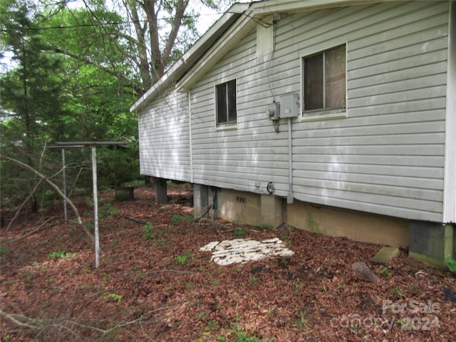 view of home's exterior