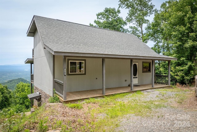 view of rear view of house