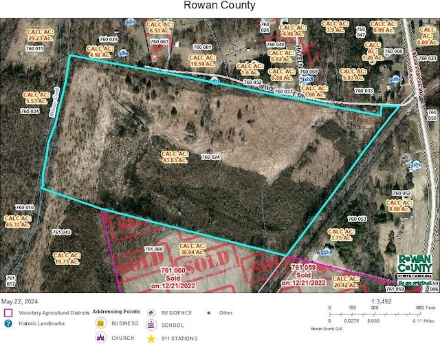 0 Bear Poplar Rd, Mount Ulla NC, 28126 land for sale