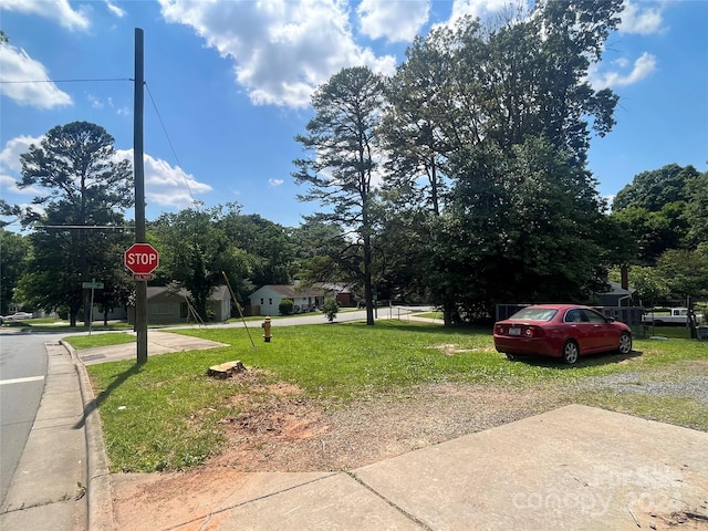 view of road