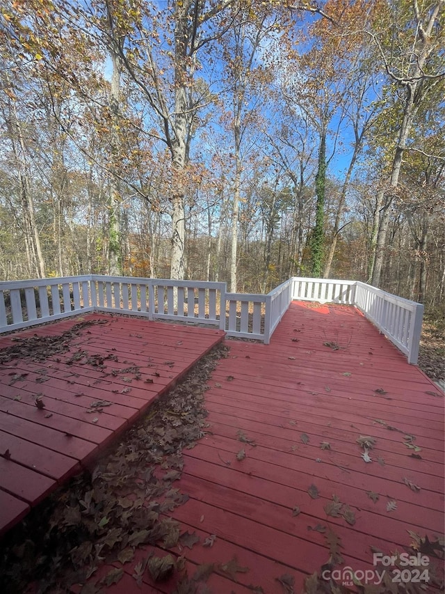 view of deck