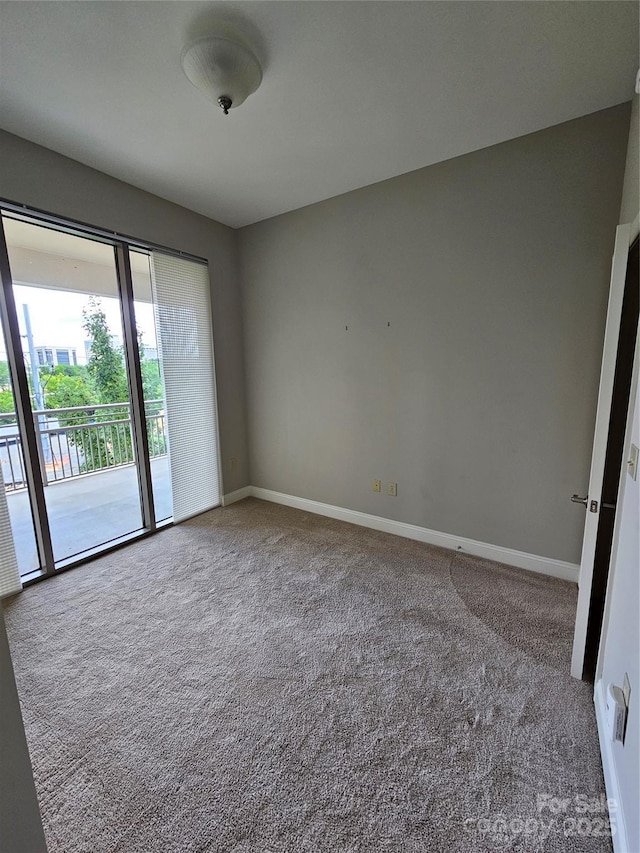 unfurnished room featuring carpet floors