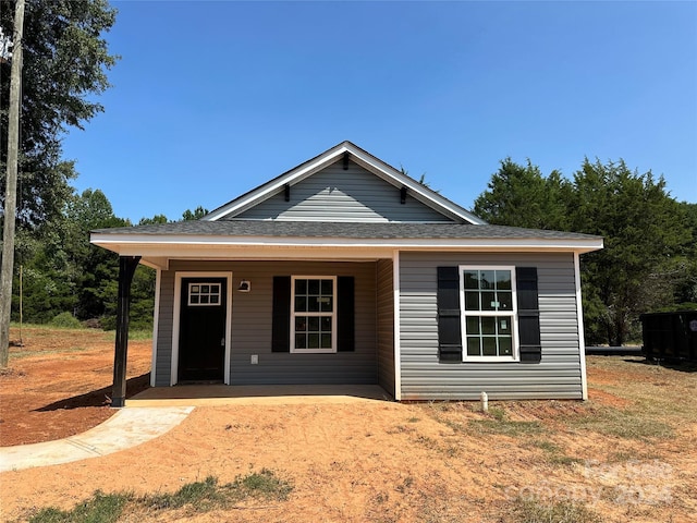 view of front of home