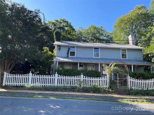 view of front of home