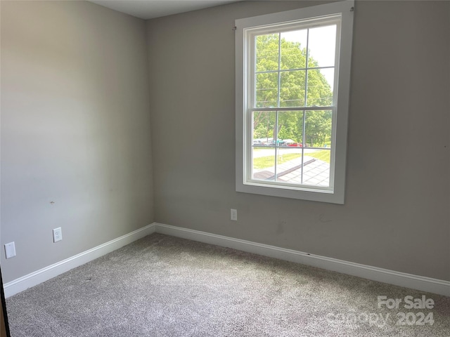 empty room featuring carpet