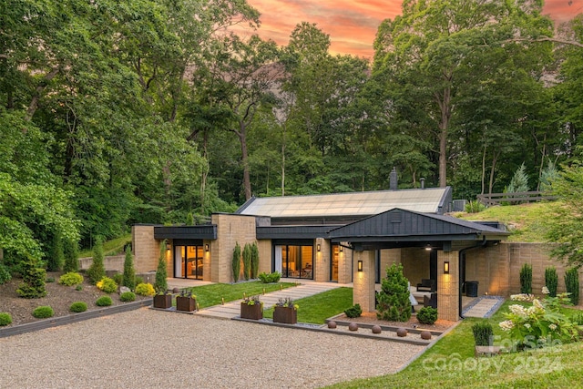 46 Dortch Ave, Asheville, NC 28801 - view of contemporary house