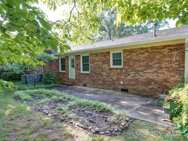 back of house featuring a patio area