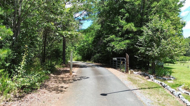 view of road