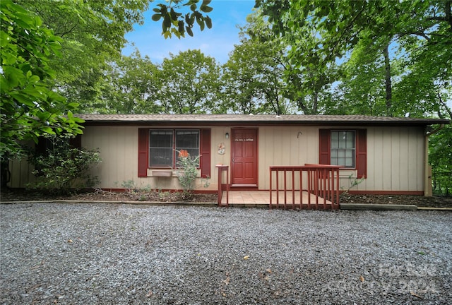 view of front of house