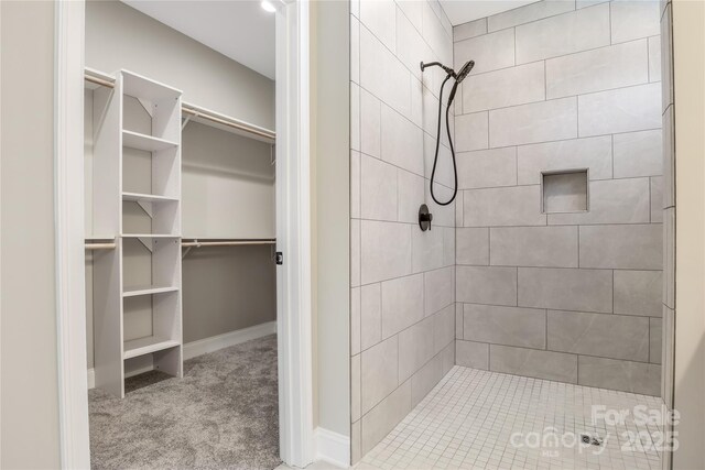 831B Wynnshire Dr Unit 60, Hickory, NC 28601 - full bath featuring a spacious closet and a tile shower