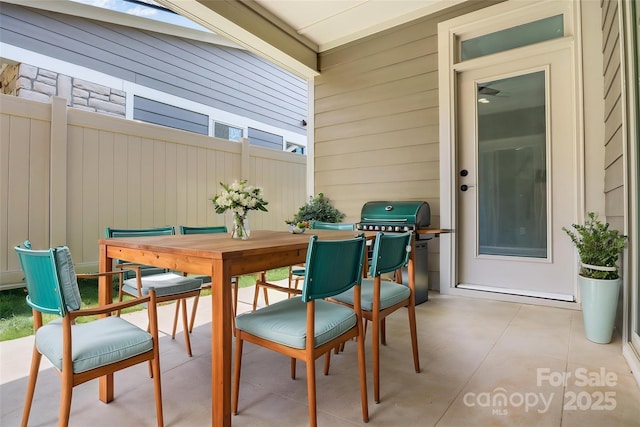 831B Wynnshire Dr Unit 60, Hickory, NC 28601 - view of patio featuring outdoor dining area, fence, and area for grilling