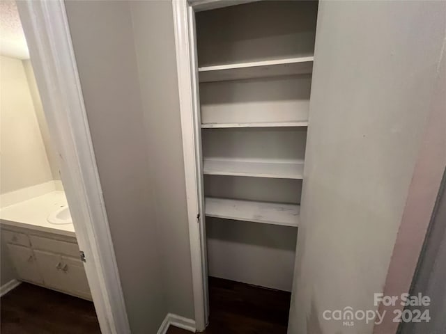 view of closet