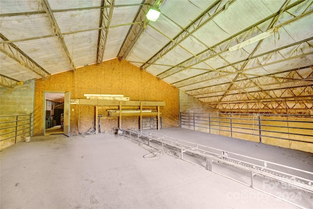 view of attic