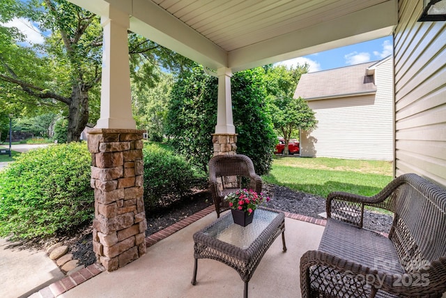 view of patio