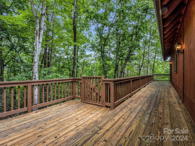 view of deck