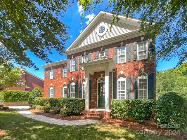 view of greek revival house