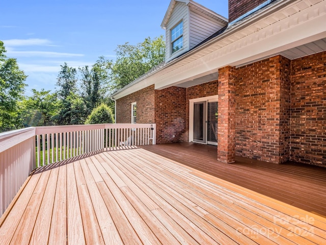 view of deck