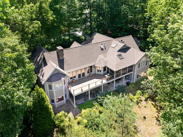 57 Old Hickory Trl, Hendersonville, NC 28739 - aerial view of property and surrounding area