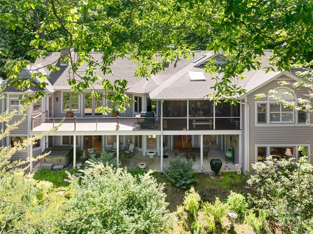 57 Old Hickory Trl, Hendersonville, NC 28739 - view from above of property