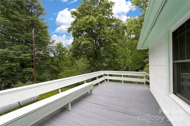 view of deck