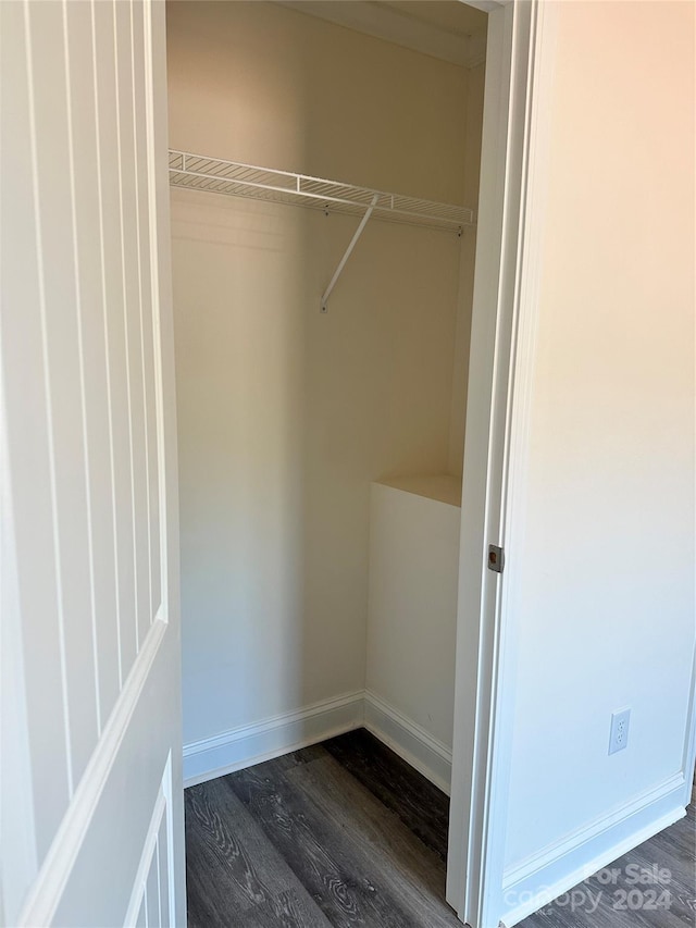 view of closet