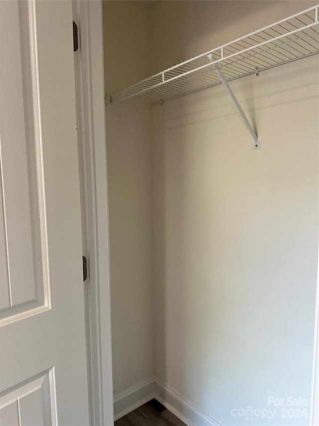 view of closet