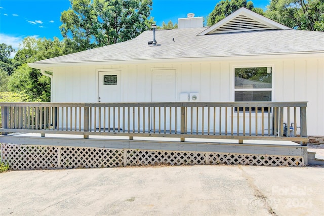 view of rear view of house