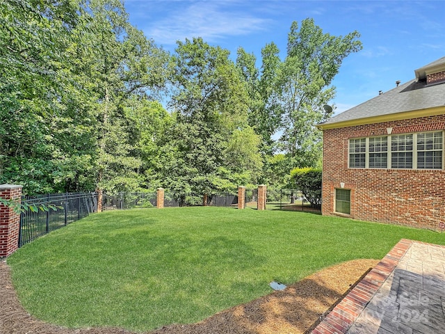 view of yard featuring a patio