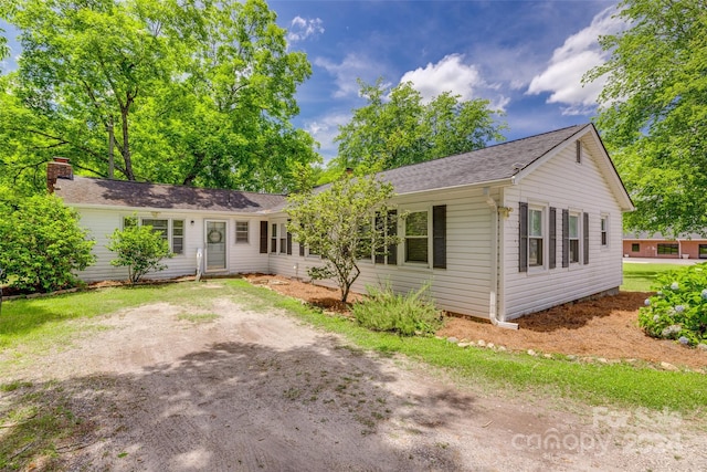 view of ranch-style home