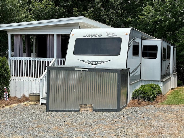 view of outdoor structure