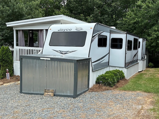 view of outdoor structure