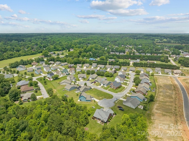 drone / aerial view featuring a residential view