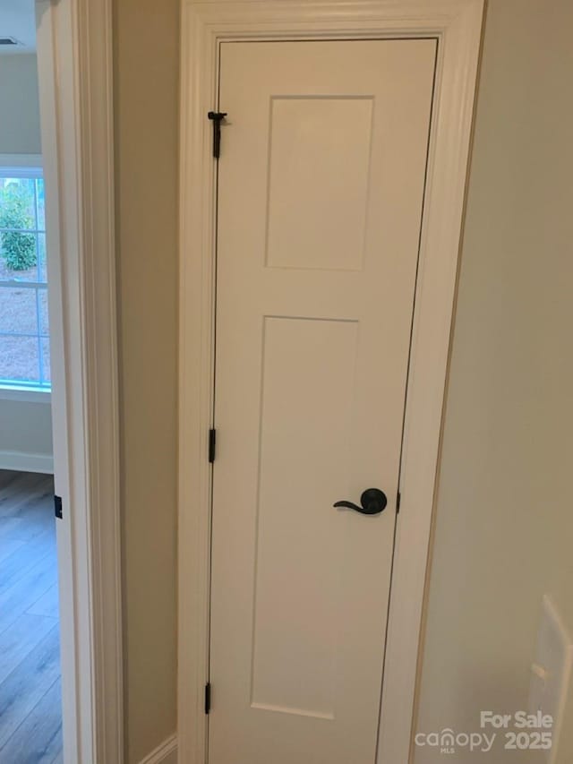 room details with wood-type flooring